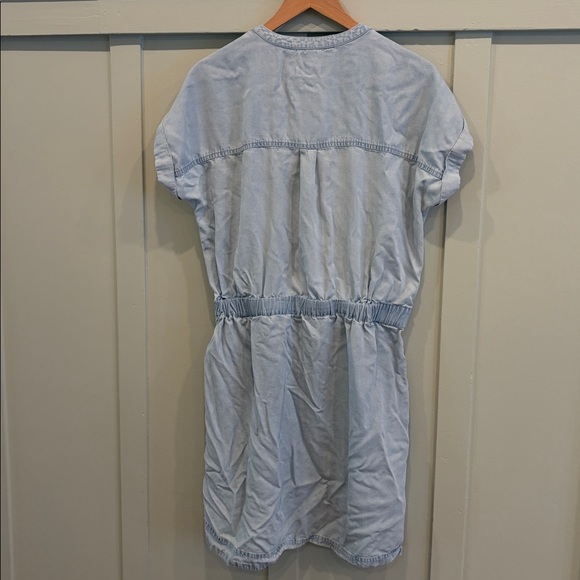 Carve Designs Hadley Chambray Dress Large — Coastal Chic Denim Blue | Minimalist - Picture 6 of 9